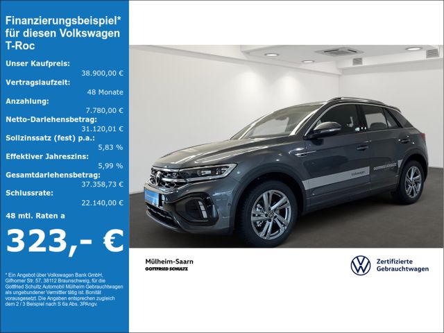 Volkswagen T-Roc 1.5 l TSI DSG R-Line Navi LED ACC APP-Conn