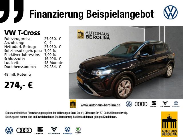 Volkswagen T-Cross 1.0 TSI Life DSG *ACC*R-CAM*NAV*PDC*SHZ*