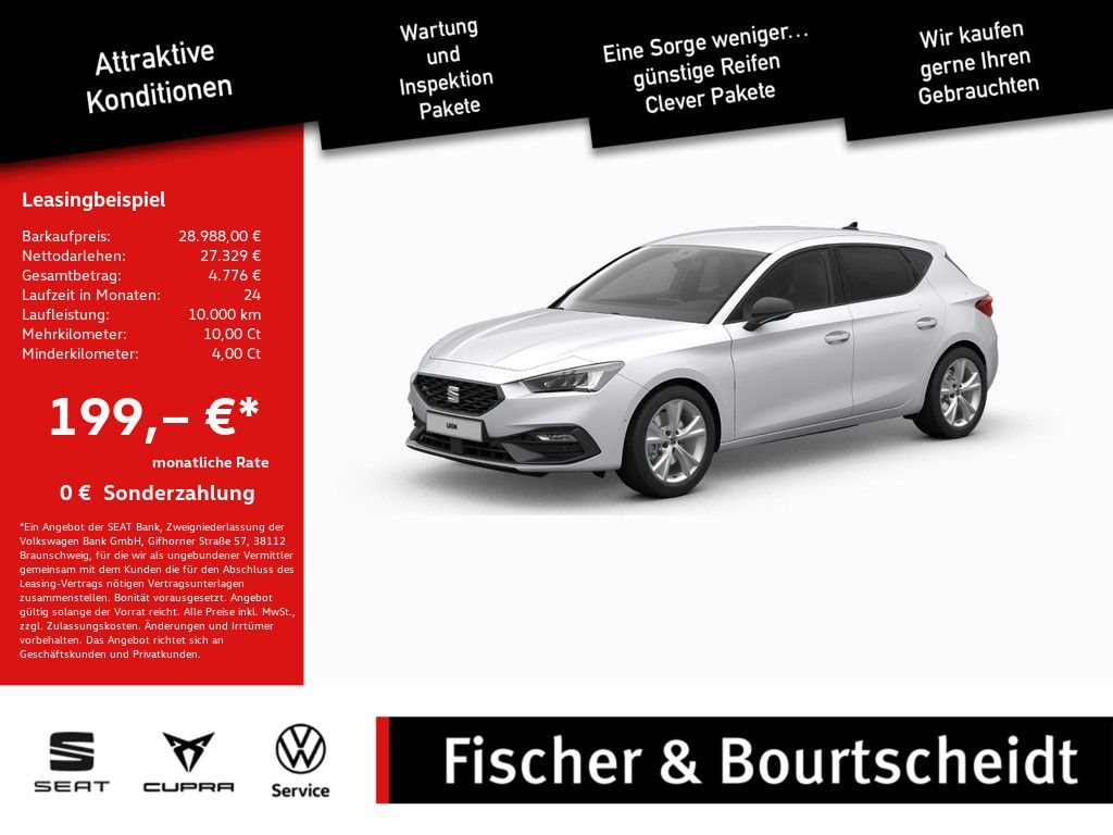 Seat Leon 2.0 TDI 110 kW FR SHZ NAVI ACC FACEL. LED
