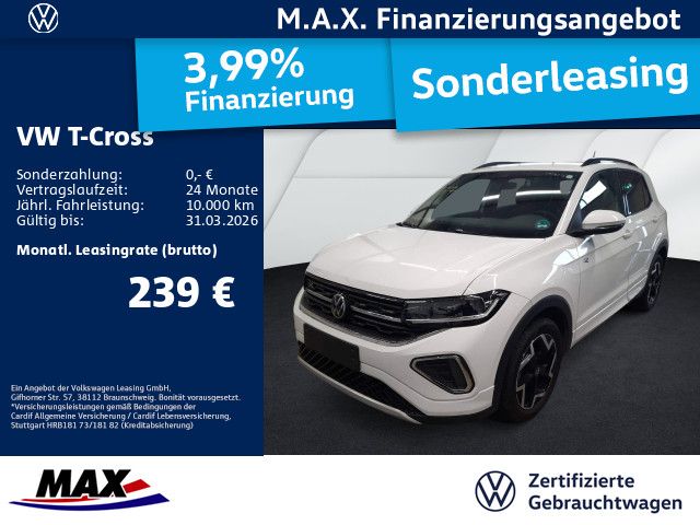 T-Cross 1.5 TSI DSG R-LINE LED+KAMERA+AHK+DCP+PD