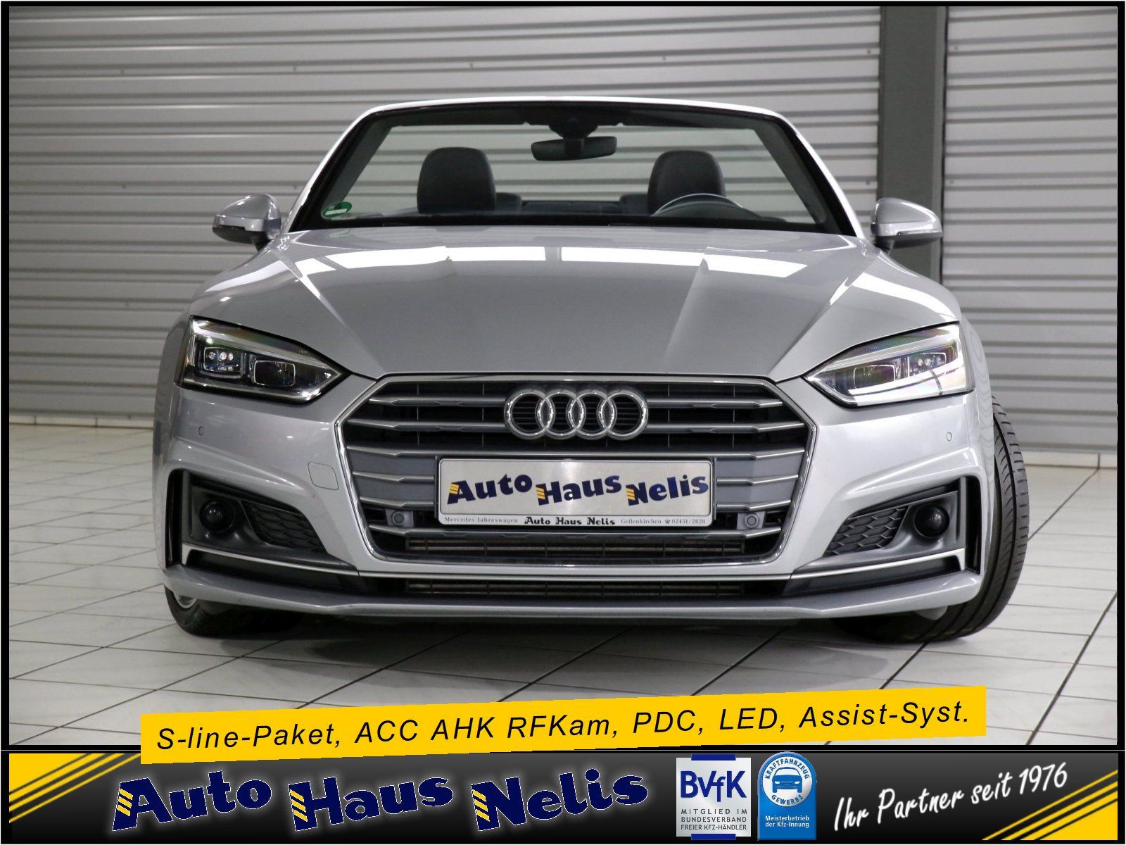 Audi A5 Cabrio 2.0 TFSI 40 sport S-line Plus ACC AHK imagem 3