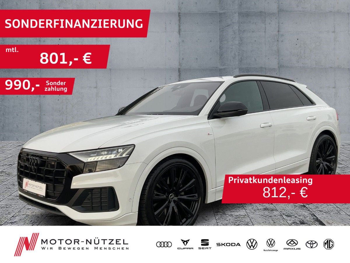 Audi Q8 50 TDI S-LINE MATRIX+NAVI+B&O+DVD+ACC+AHK+23"