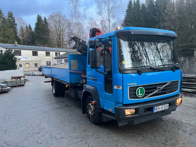 Volvo FL 6 180L Pritsche/Palfinger Kran sehr gepflegt