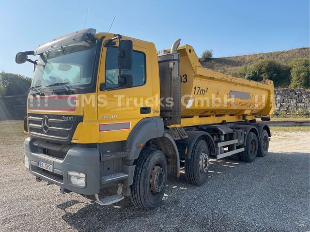 Mercedes-Benz Axor 3240 / 8X4 / Meiller RK 30.65 / Mulde 17 Qm