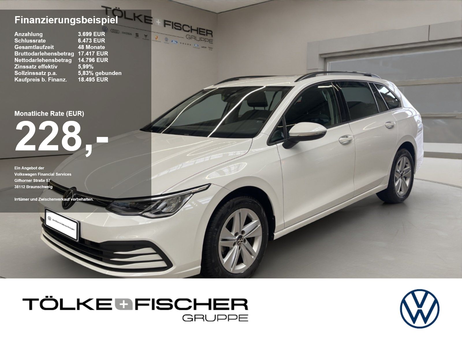 Volkswagen Golf VIII Variant 1.0 TSI Life ACC Kam. Navi LED