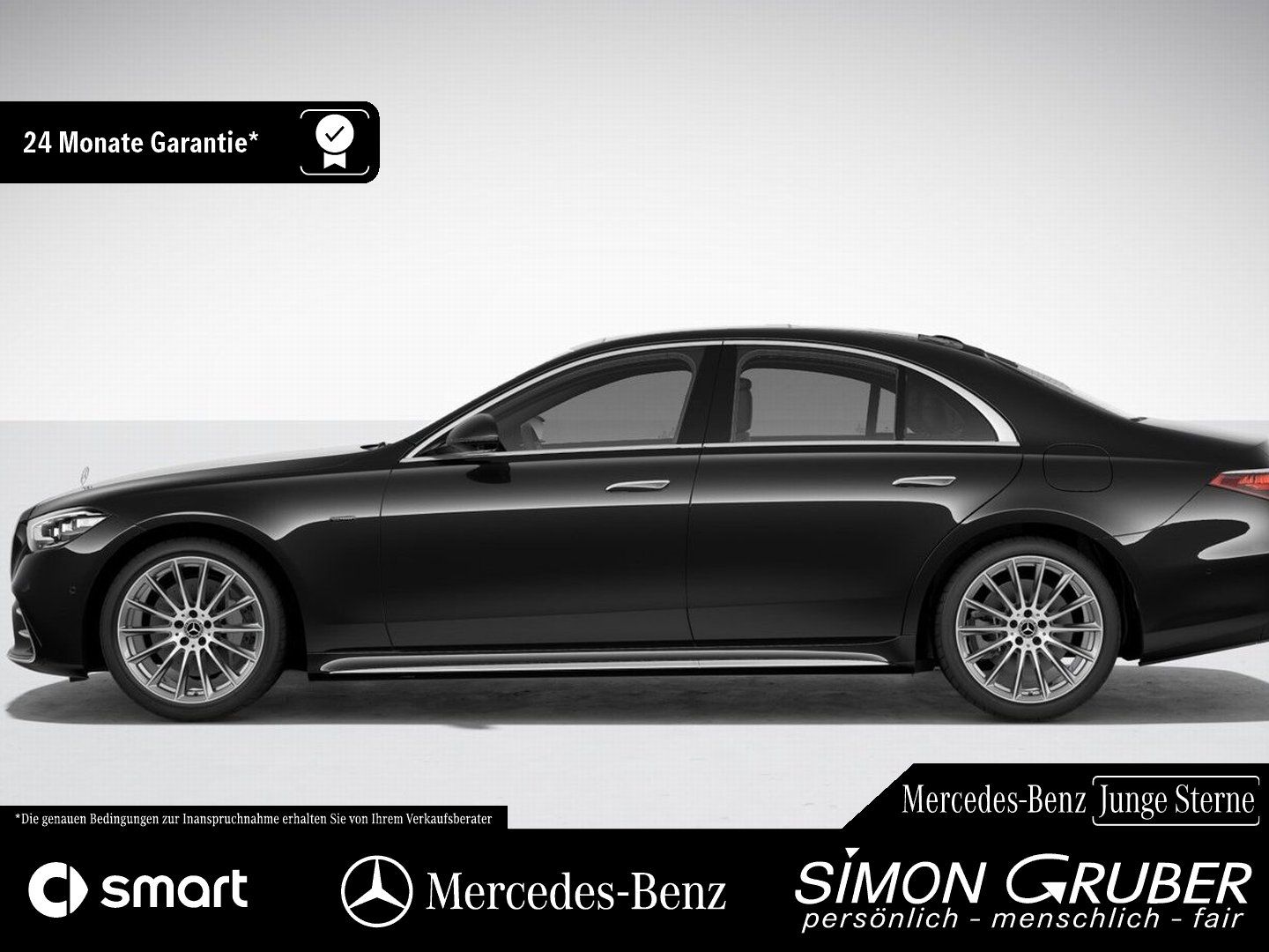 Fahrzeugabbildung Mercedes-Benz S 450 e AMG Chauffeure 4*Massage Guard 360 Burm