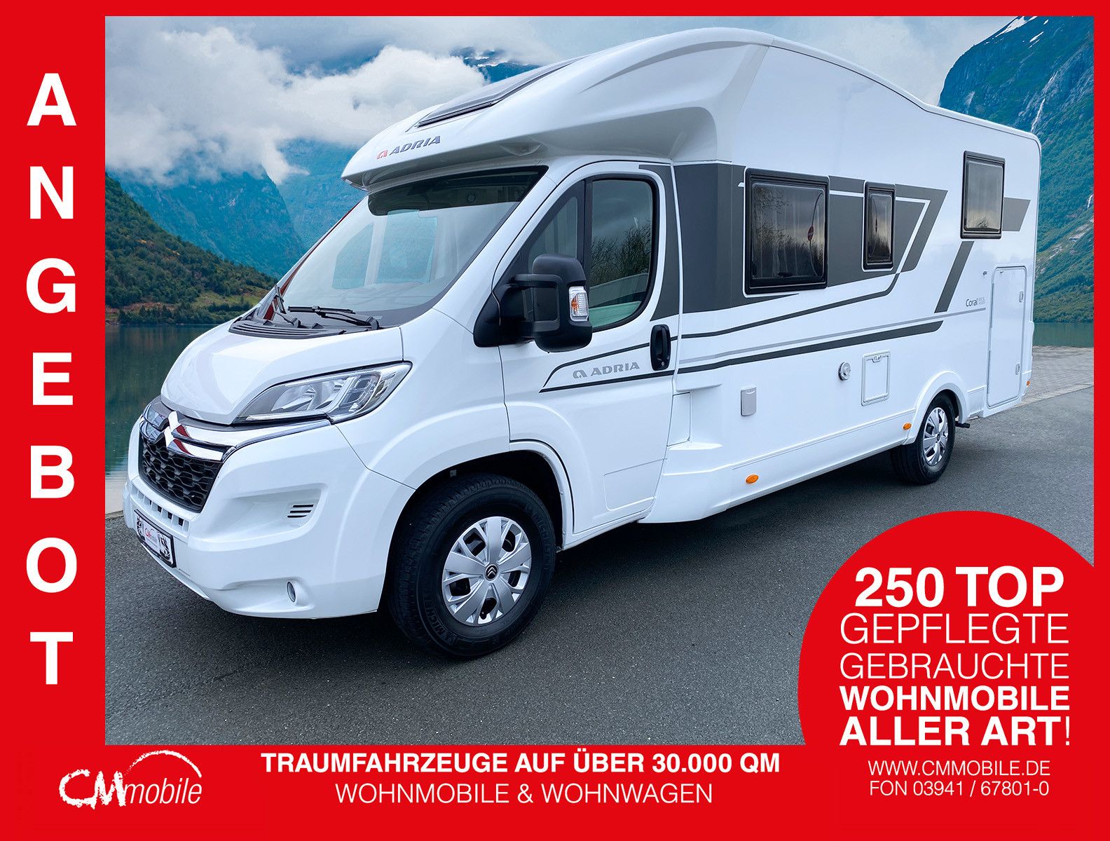 Adria
 Coral Axess S 600 SL - Einzelbetten - Garage -
