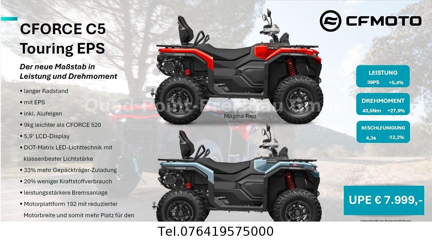 CFMOTO CFORCE C5 Touring EPS CFORCE 520 Modell 2026