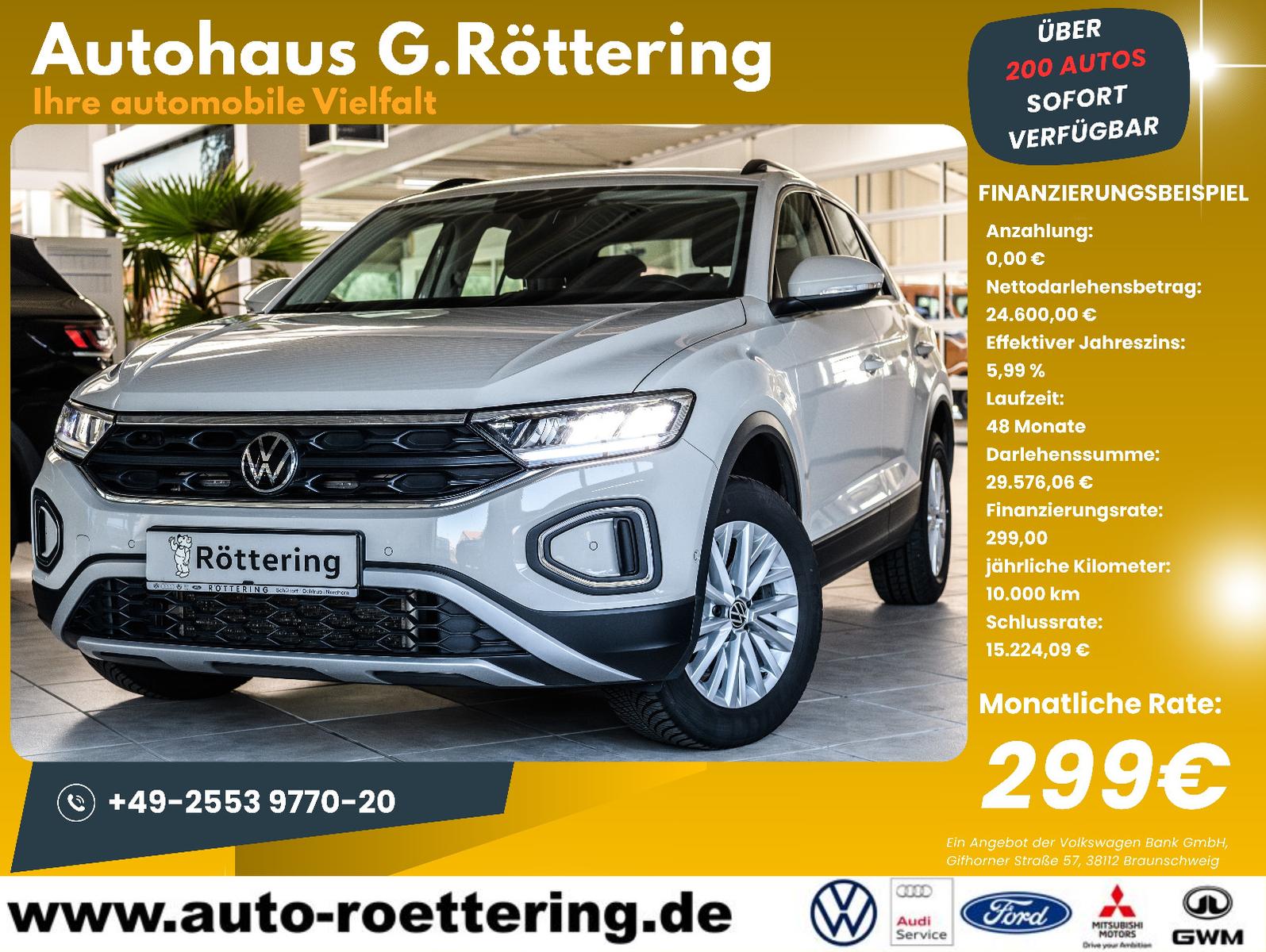 Volkswagen T-Roc 1.5 Life +ACC+AHK+LED+LM+ IQ.DRIVE