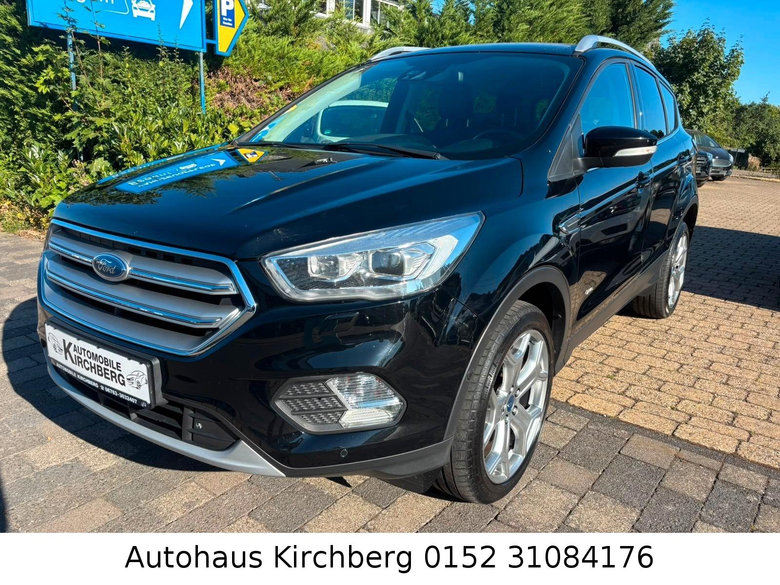 Ford Kuga Titanium+Allrad+Teilleder+Navi+Klima+Euro6