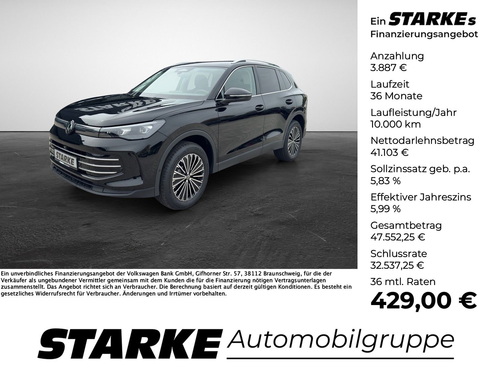 Volkswagen Tiguan 2.0 TSI DSG 4M Elegance  AHK Navi LED Kam