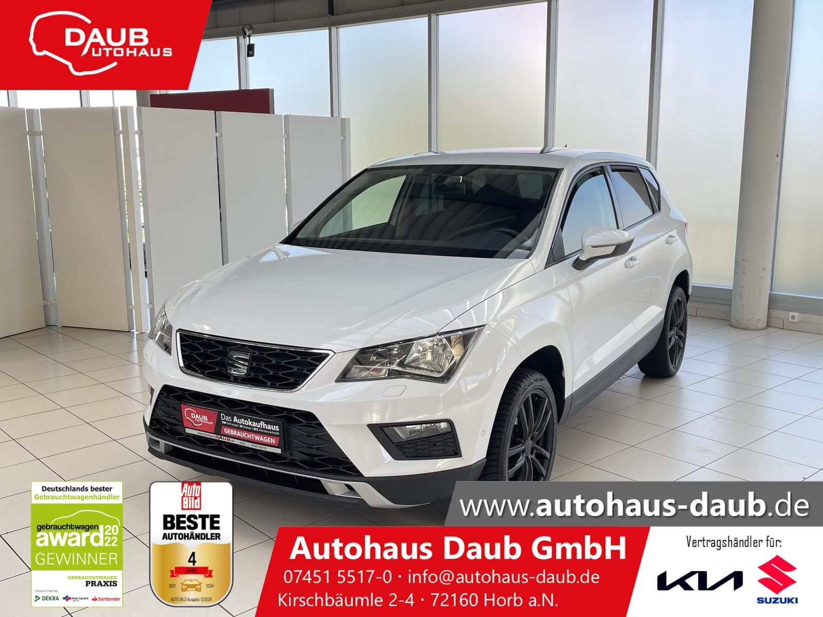 SEAT Ateca 1.5 TSI ACT Style+DSG+Pano+Kamera+Leder+++