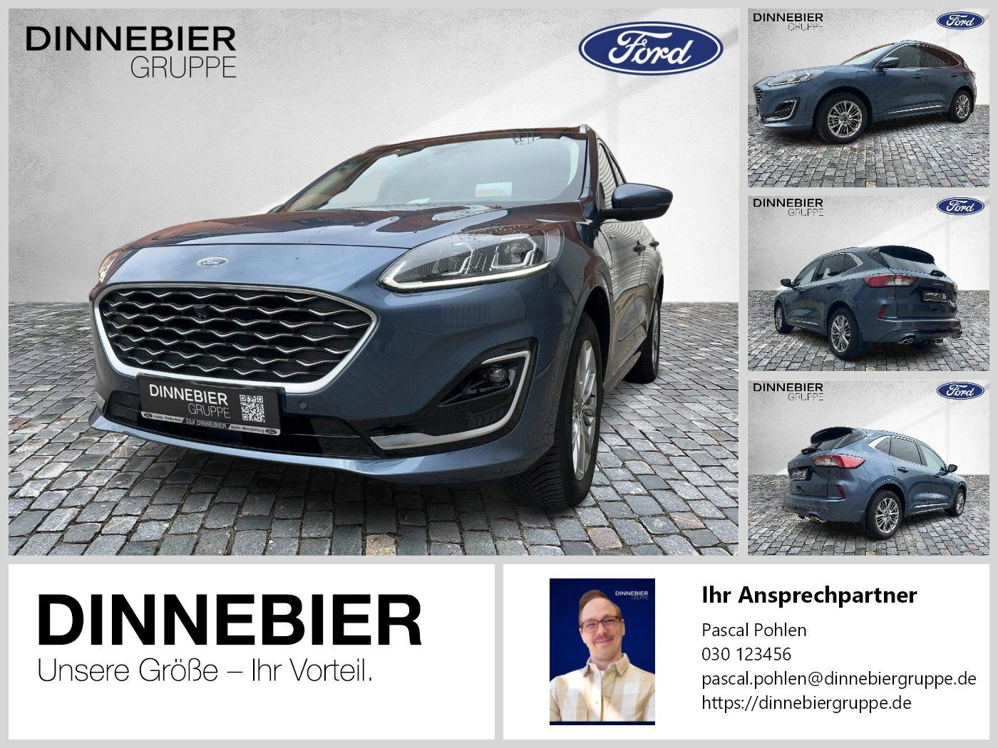 Ford KUGA VIGNALE PHEV |PANO*LED*NAVI*Keyless*ParkAss