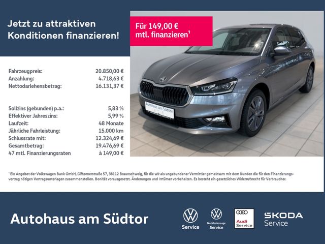 SKODA Fabia Tour 1.0 TSI | LED RFK GRA App Sitzhzg.