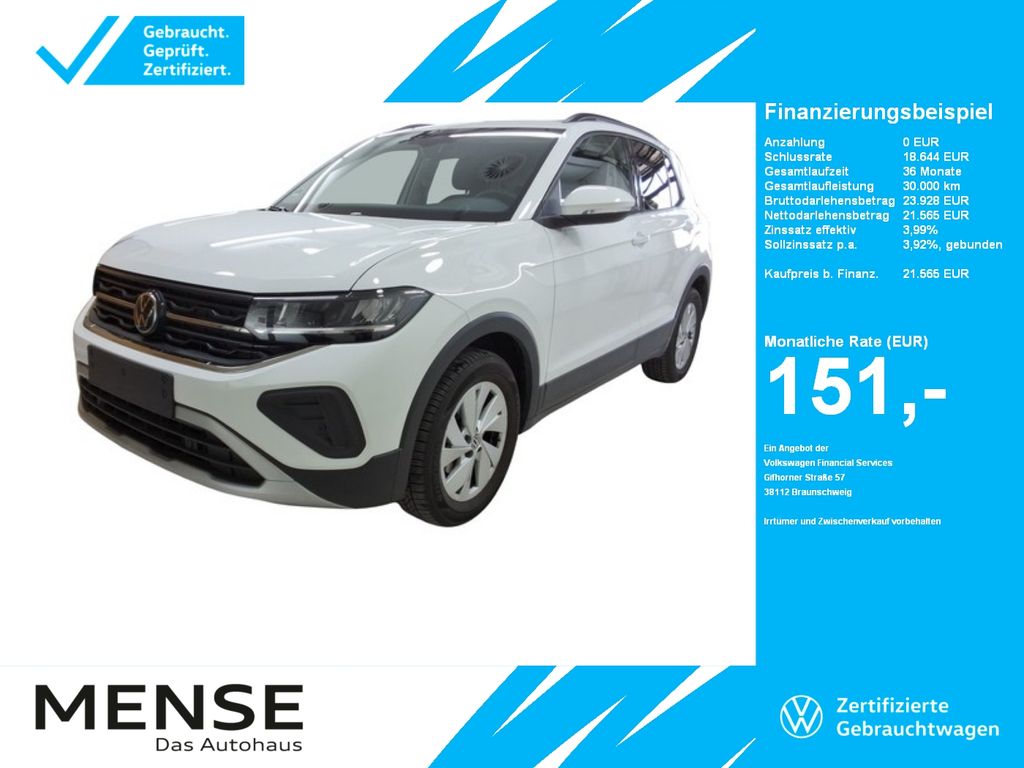 T-Cross 1.0 TSI DSG Life CarPlay ACC LED Navi LM
