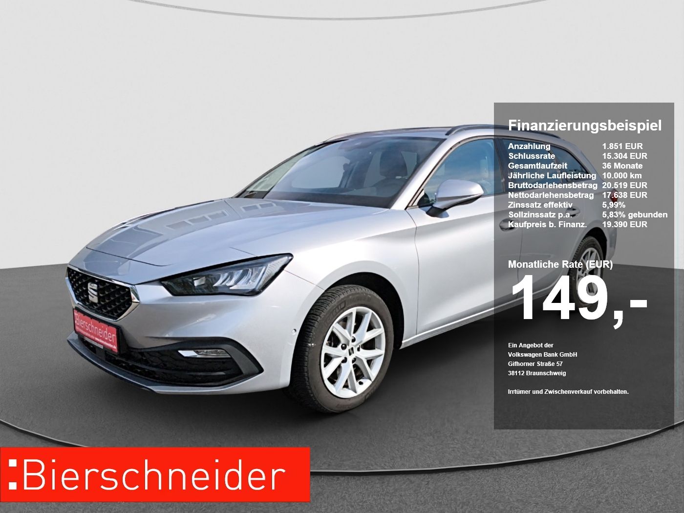 Seat Leon SP 2.0 TDI DSG Style NAVI SITZH LED PDC LM