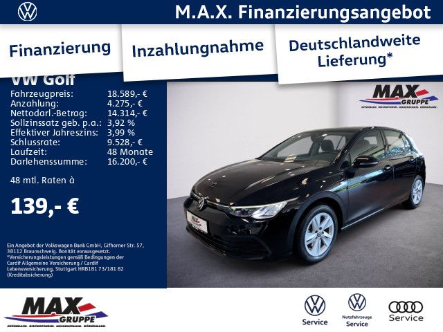 Golf VIII 1.0 TSI LIFE LED+NAVI+DCP+APP+SITZHZG+