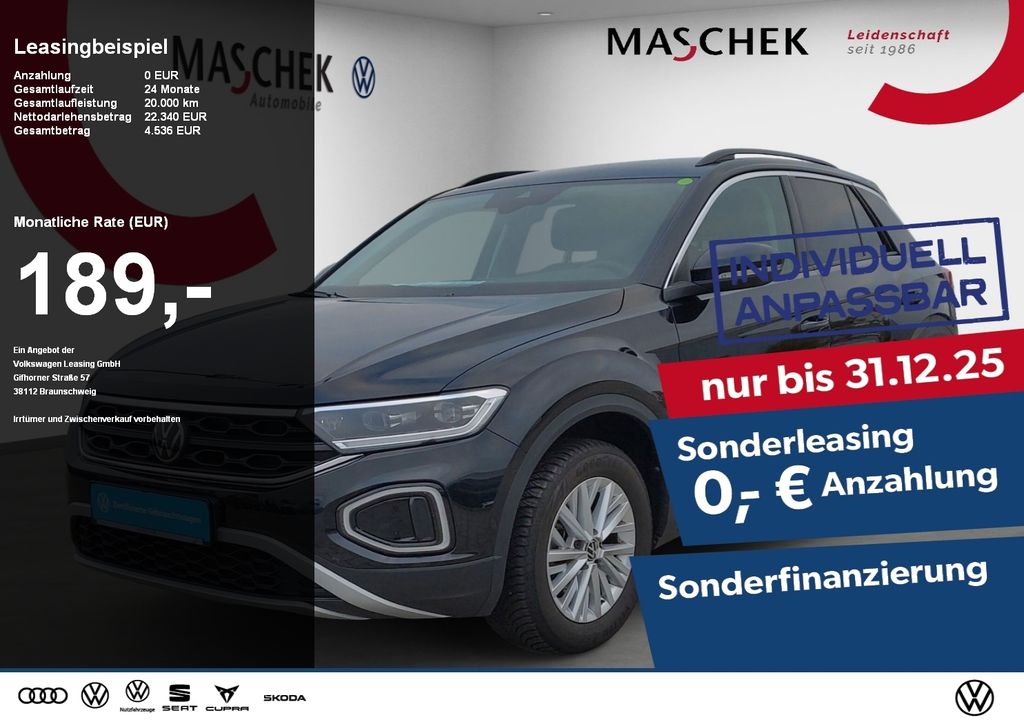 T-Roc Life 1.0 TSI LED Navi Sitzh. MirrorLink