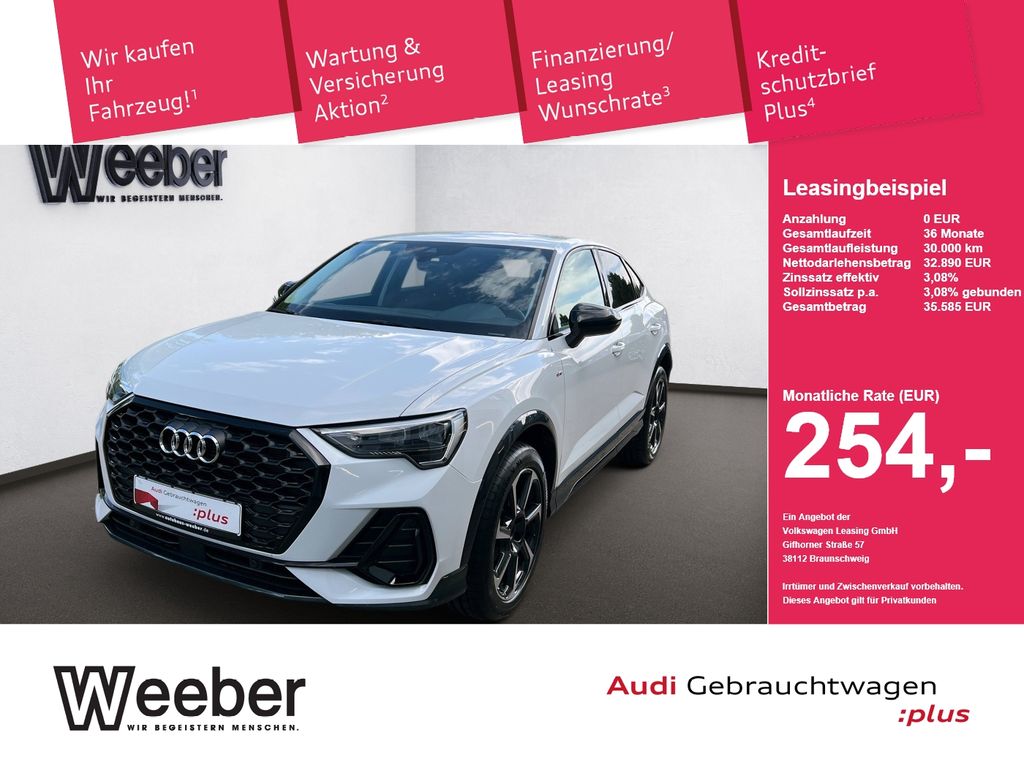 Audi Q3 Sportback S line *AHK*NAVI*LED*BLACKSTYLE*SHZ