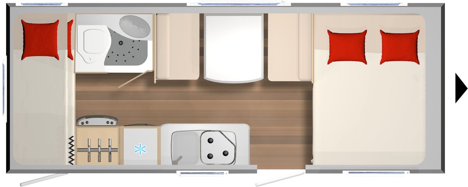 Fahrzeugabbildung Bürstner Premio 495 TK *1.700Kg*Dusche*Paket2*Etagenbett.