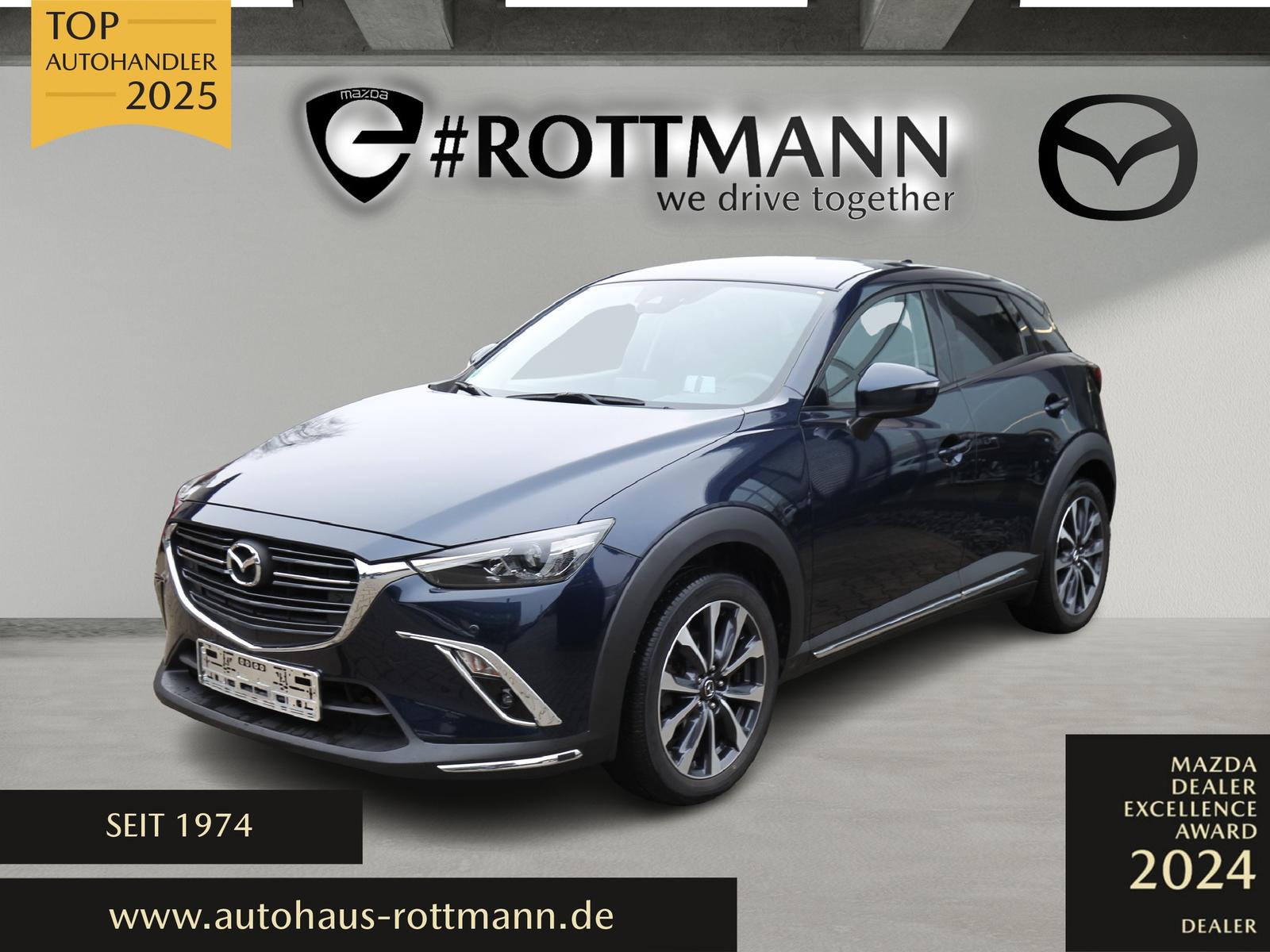 Mazda CX-3 SPORTS /r.Kamera/NAV/HeadUp/KeyLess/T-Leder
