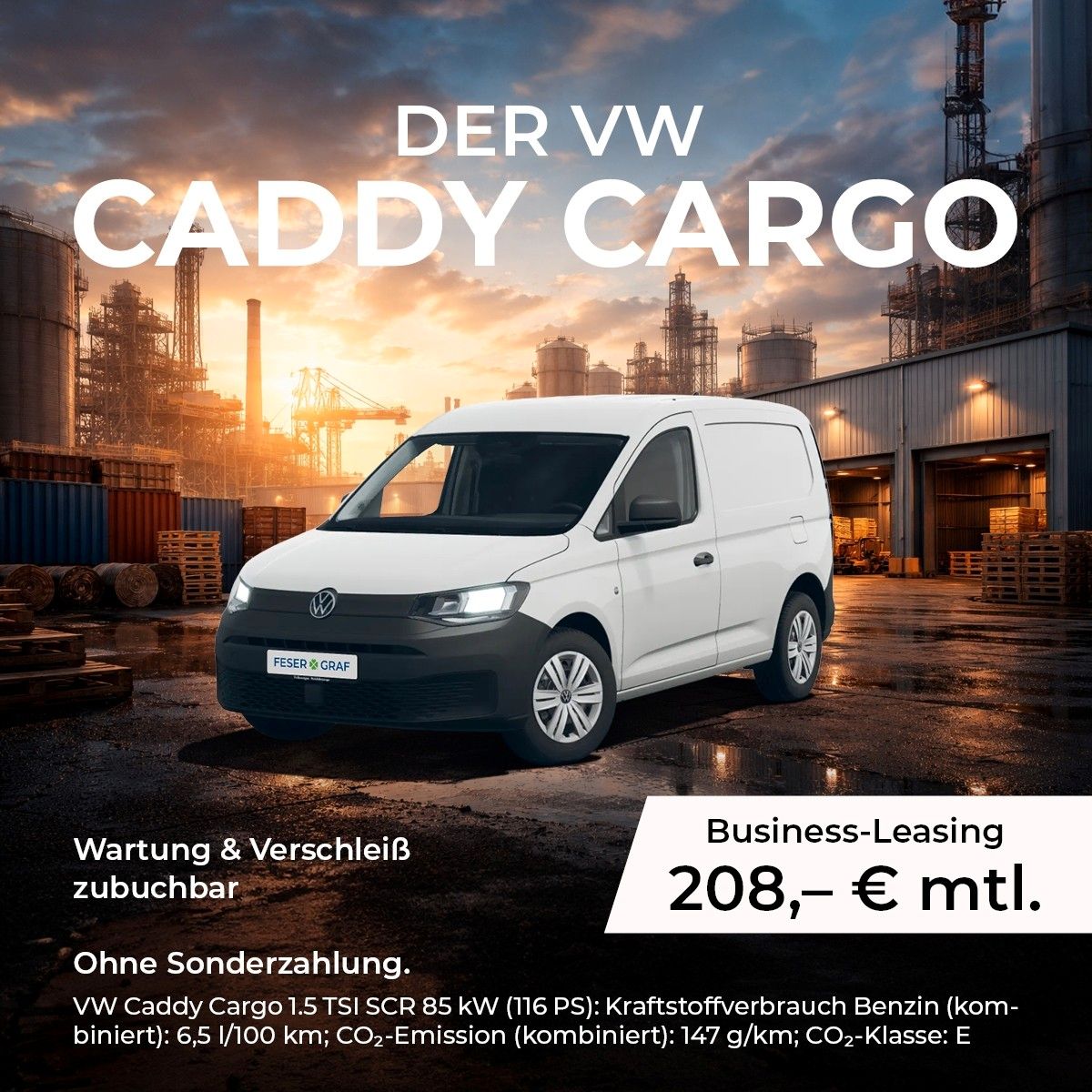 Volkswagen Caddy Cargo 1.5 TSI - BUSINESS-SPECIAL!