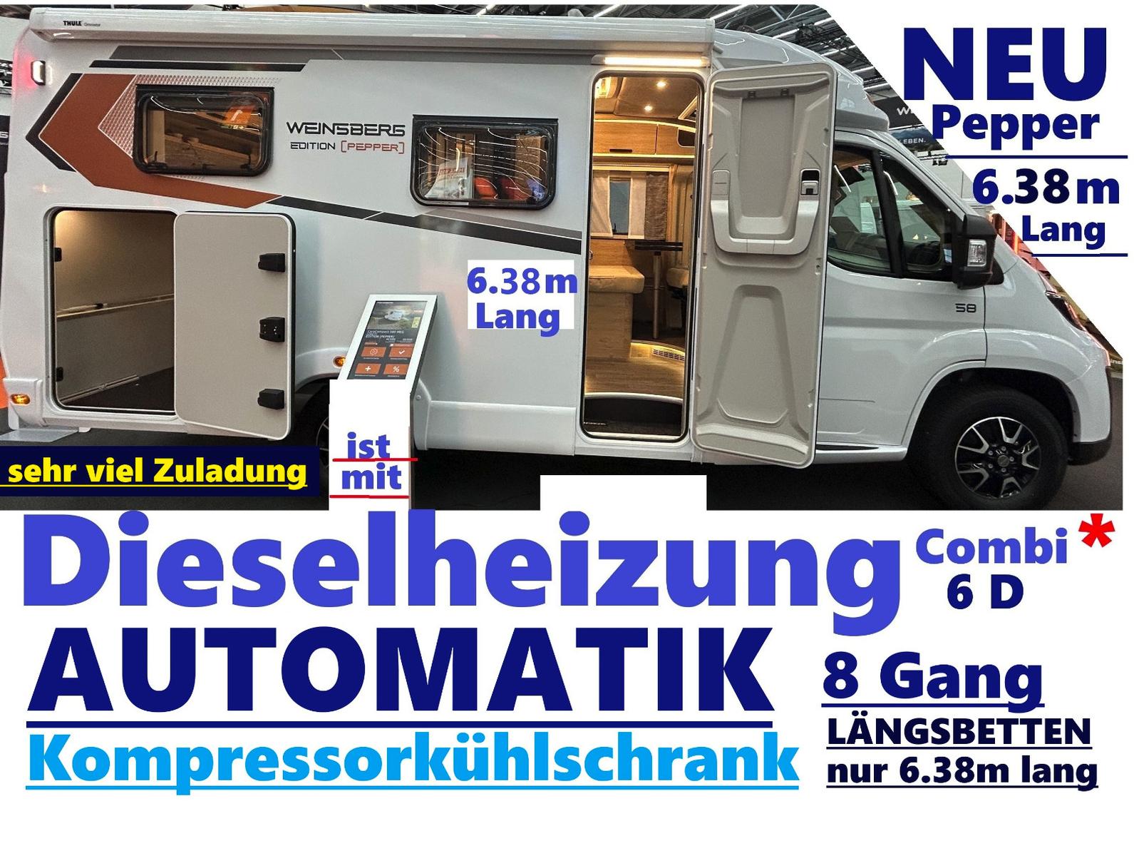 Weinsberg CaraCompact 580 MEG Edition Pepper Dieselheizung