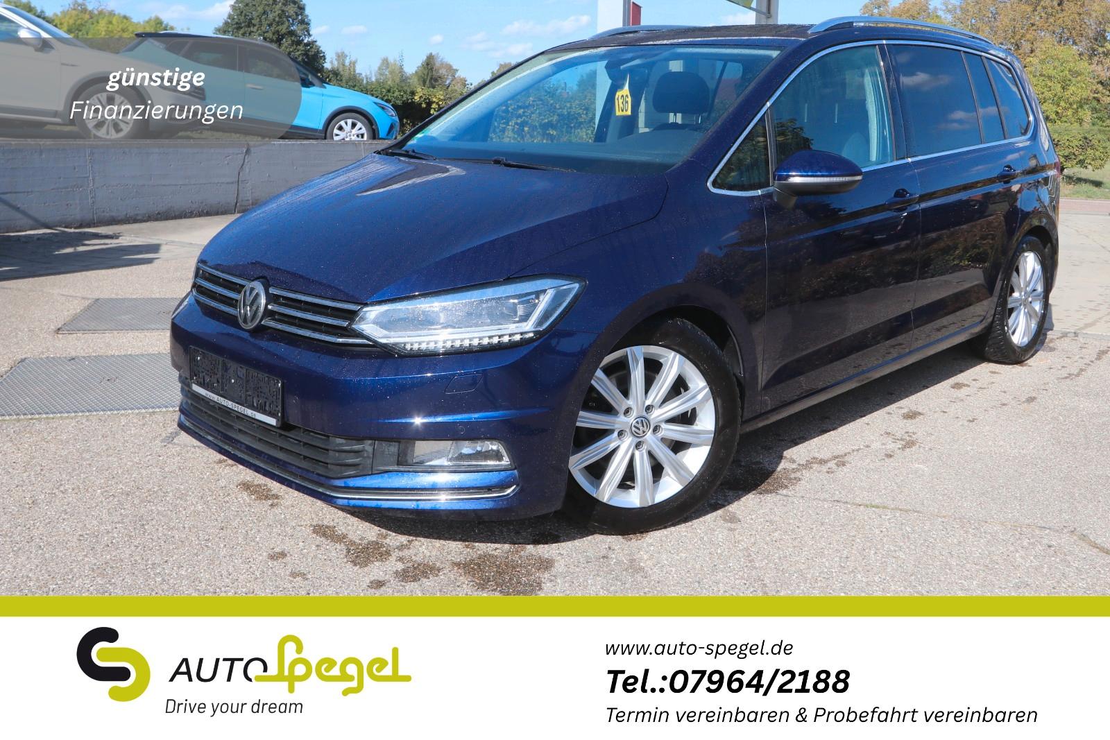 Volkswagen Touran Highline Pano AHK LED Kamera Navi SHZ ACC