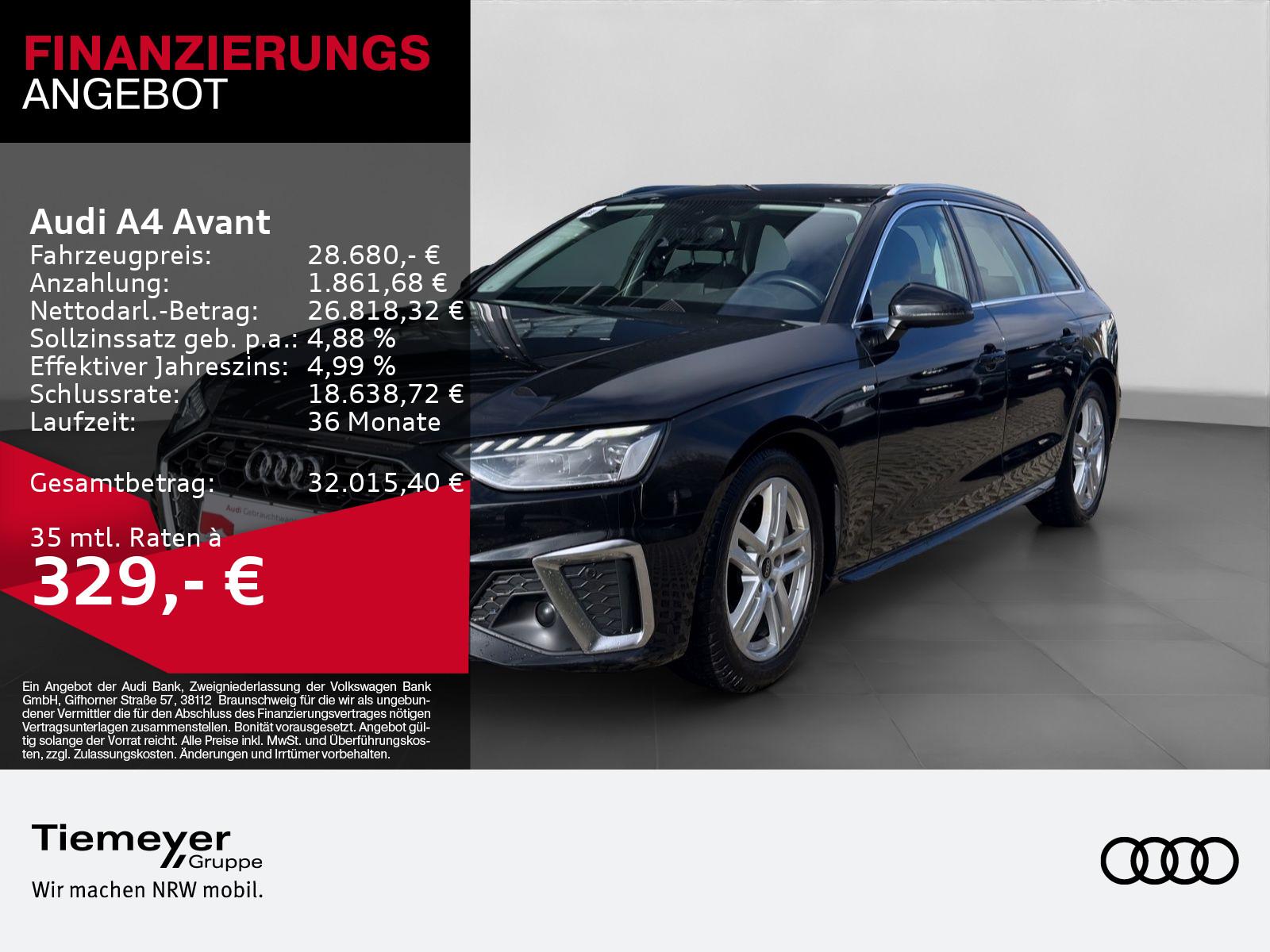 Audi A4 Avant 40 TDI Q S LINE AHK LM18 LED