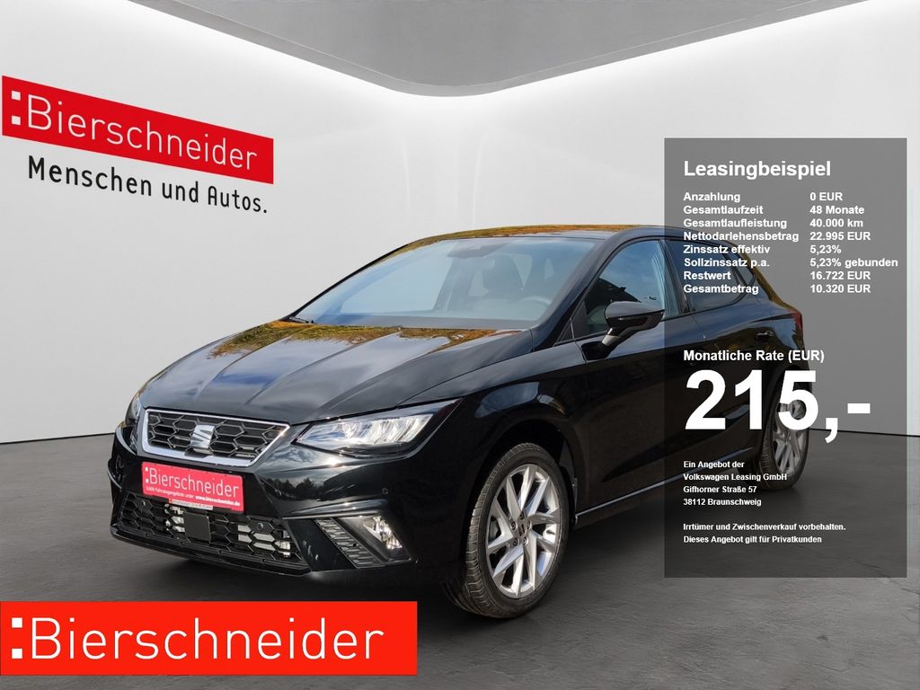 Ibiza 1.0 TSI DSG FR LED NAVI 17 KAMERA ACC SHZ