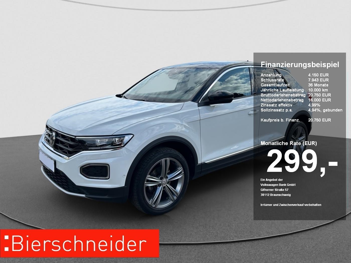 Volkswagen T-Roc 1.5 TSI DSG Style AHK KAMERA IQ DRIVE STAN