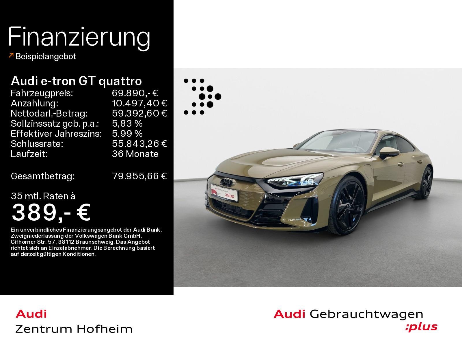 Audi e-tron GT quattro*Air*B&O*Pano*Laser*Virtual*Nav