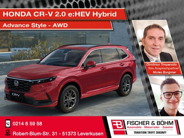 Honda CR-V 2.0 e:HEV Hybrid Advance Style - AWD