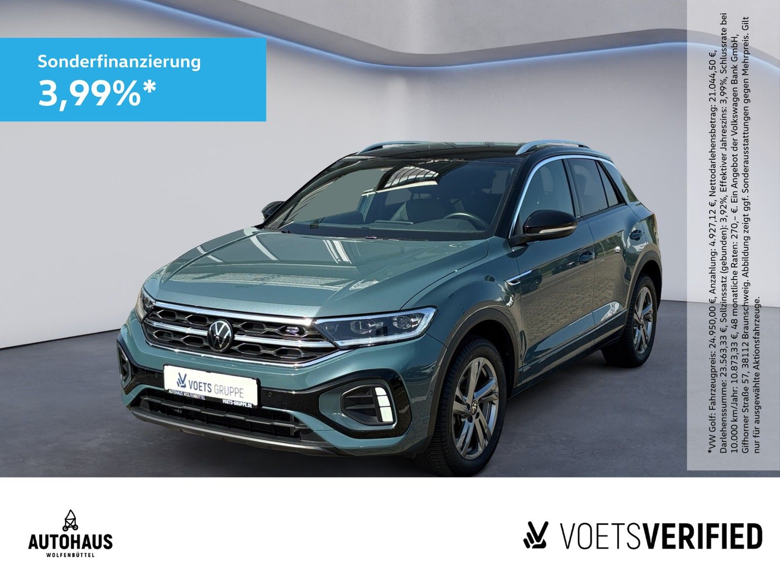 Volkswagen T-Roc R-Line 1.0 TSI LED+RearView+SHZ