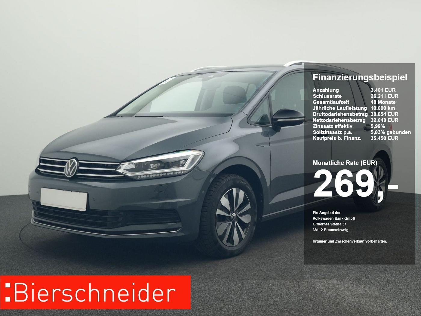 Volkswagen Touran 2.0 TDI DSG Goal 7-S.+IQ.LIGHT+NAVI+AHK