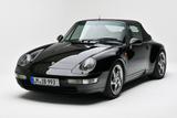 Porsche 993 C 4 Cabrio Triple schwarz Schalter Deutsch