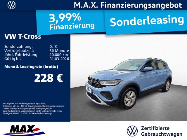 Volkswagen T-Cross 1.0 TSI LIFE +LED+NAVI+IQ.DRIVE+ACC+ALU+