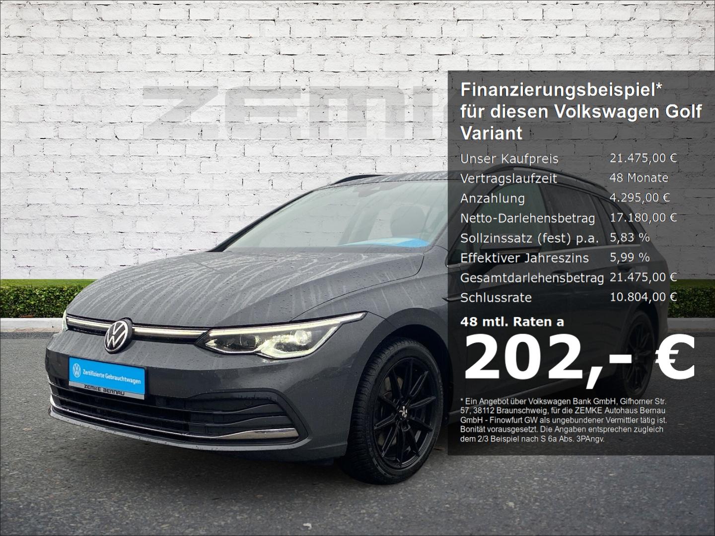 Volkswagen Golf Variant VIII 2.0 TDI Style Navi Digitales C