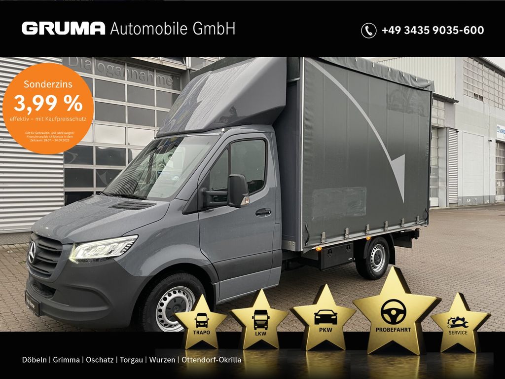 Mercedes-Benz Sprinter 319 CDI L2+SCHIEBEPLANE +AUTOM+MBUX+NEU