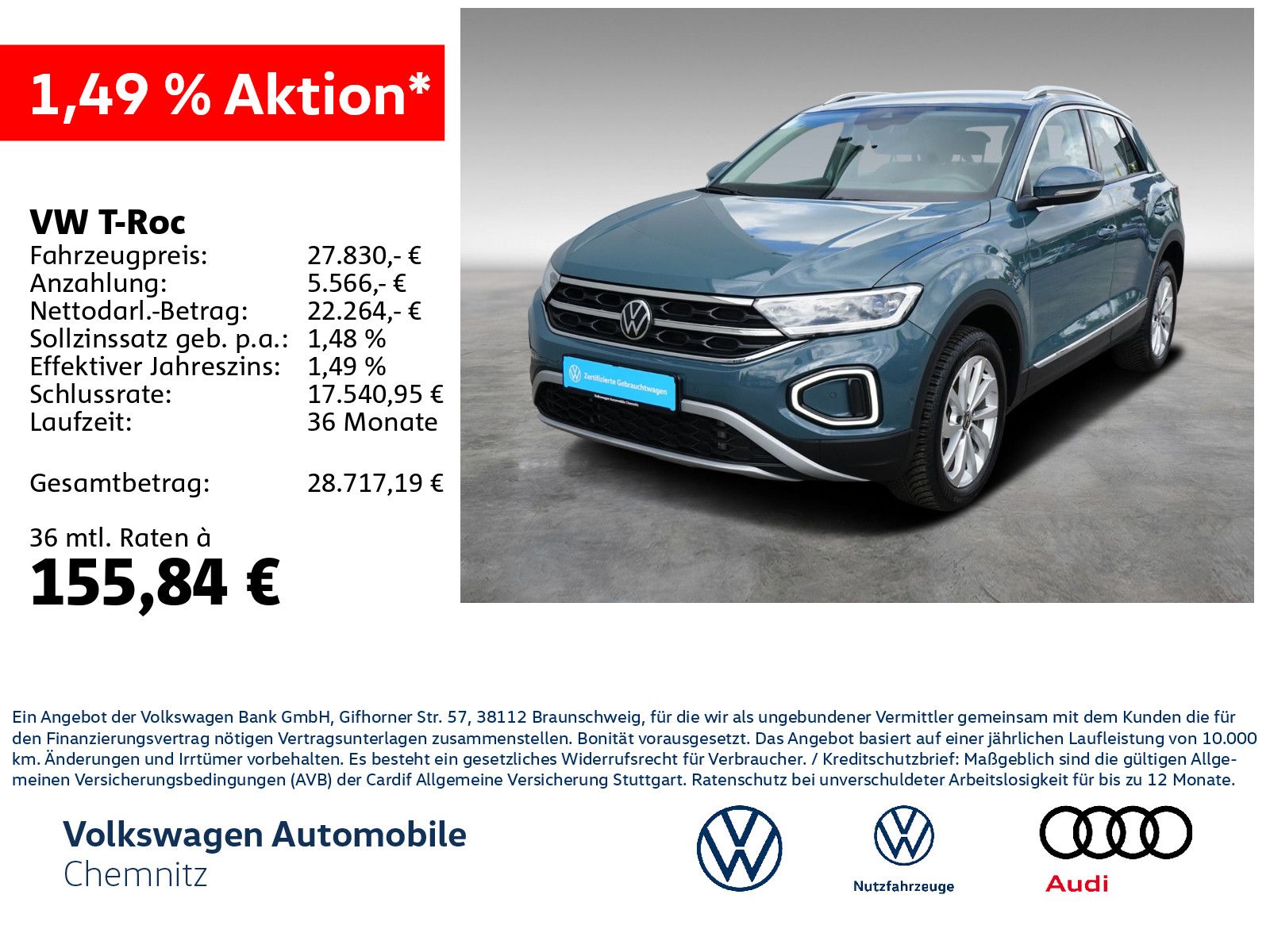 Volkswagen T-Roc 1.5 TSI Style*SHZ*LED*Park Assist* imagem 2