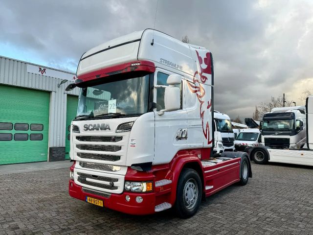 Scania R520 V8 RETARDER, DOUBLE TANK, FRIGO, PARKING CL