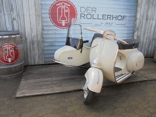 Vespa GL 150 Gespann mit 125er Zulassung