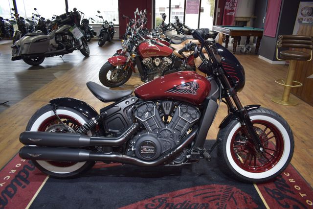 Indian Scout Rogue  Custom Wunderkind Penzl Red Pearl