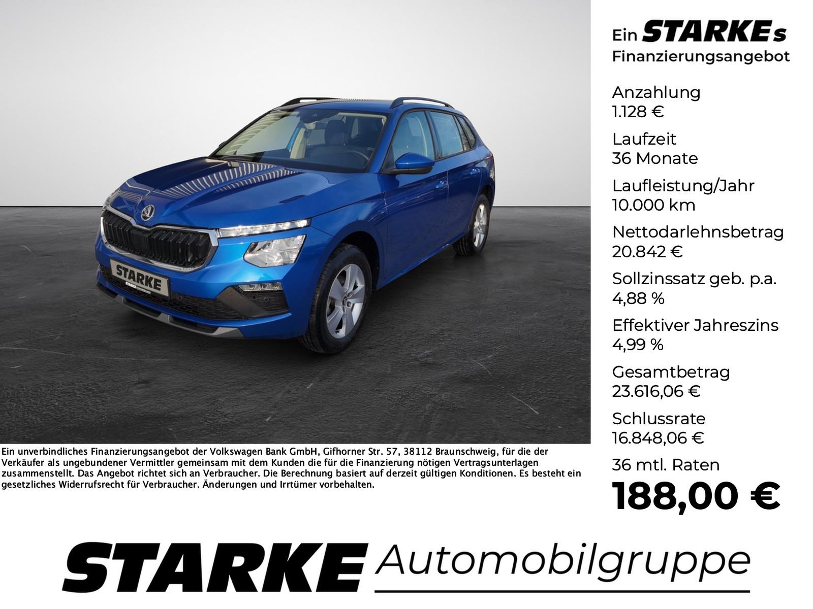 Skoda Kamiq 1.0 TSI DSG Selection  LED Kamera PDC LM T