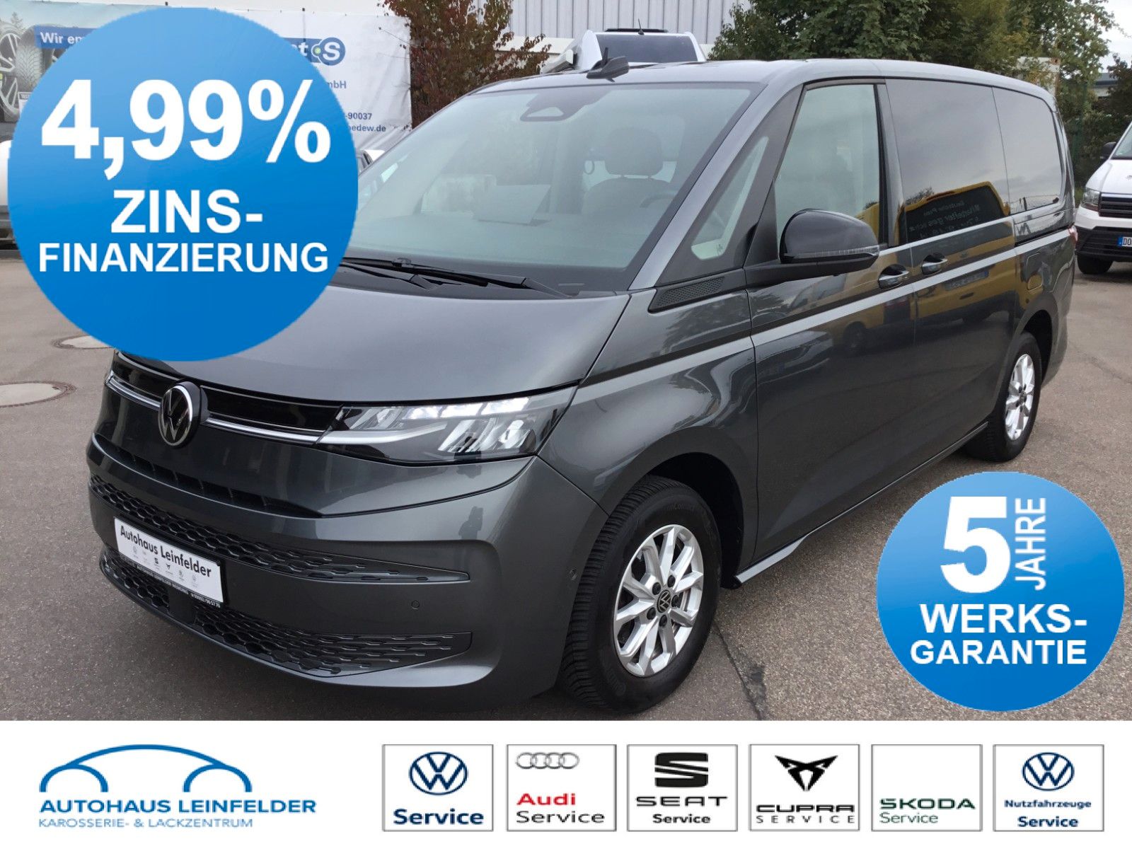 Fahrzeugabbildung Volkswagen T7 Multivan Life TDI DSG LÜ+AHK+ACC+LED+Leder