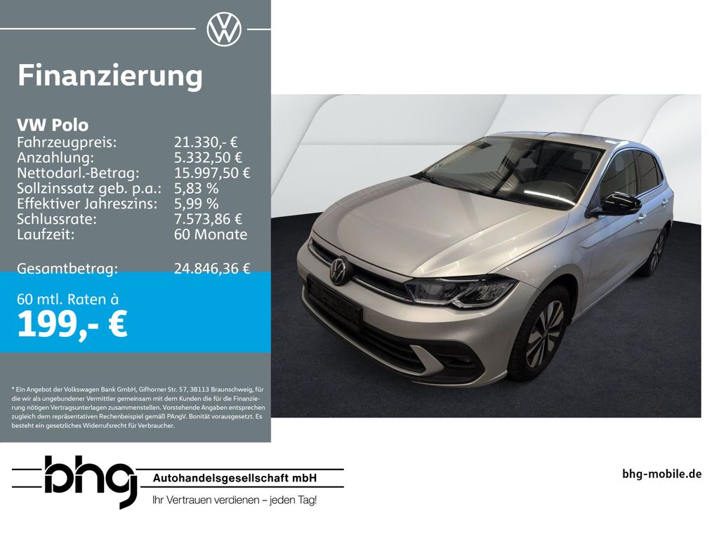Polo 1.0 TSI DSG GOAL #KAMERA #AHK #ACC #APP-CON