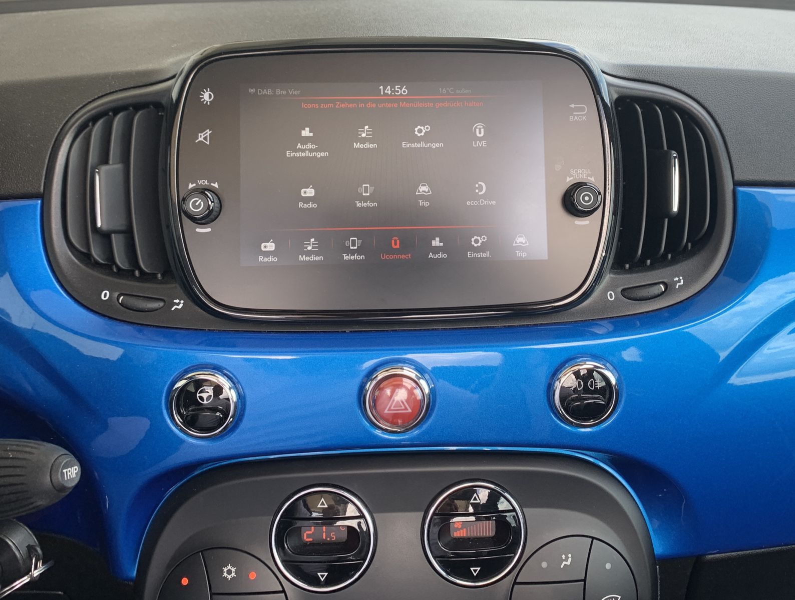 Fahrzeugabbildung Fiat 500C 1.2*Sport*LED*Temp*Klima*CarPlay*PDC*