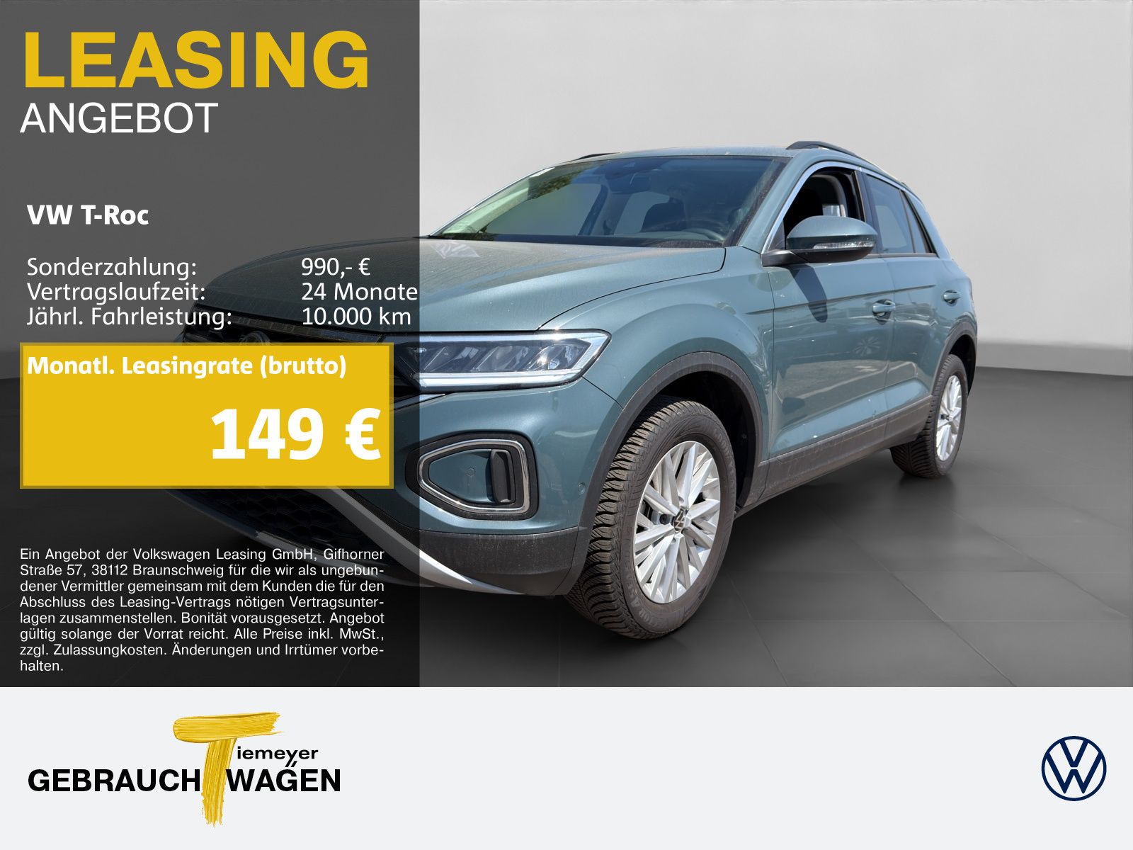 Volkswagen T-Roc 1.0 TSI LIFE LED NAVI ACC WINTERPKT