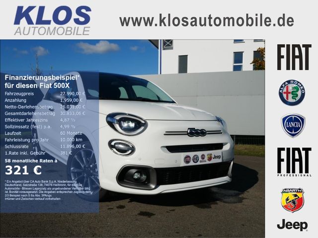 Fiat 500X SPORT DOLCEVITA HYBRID 1.5 GSE 130PS DCT NA