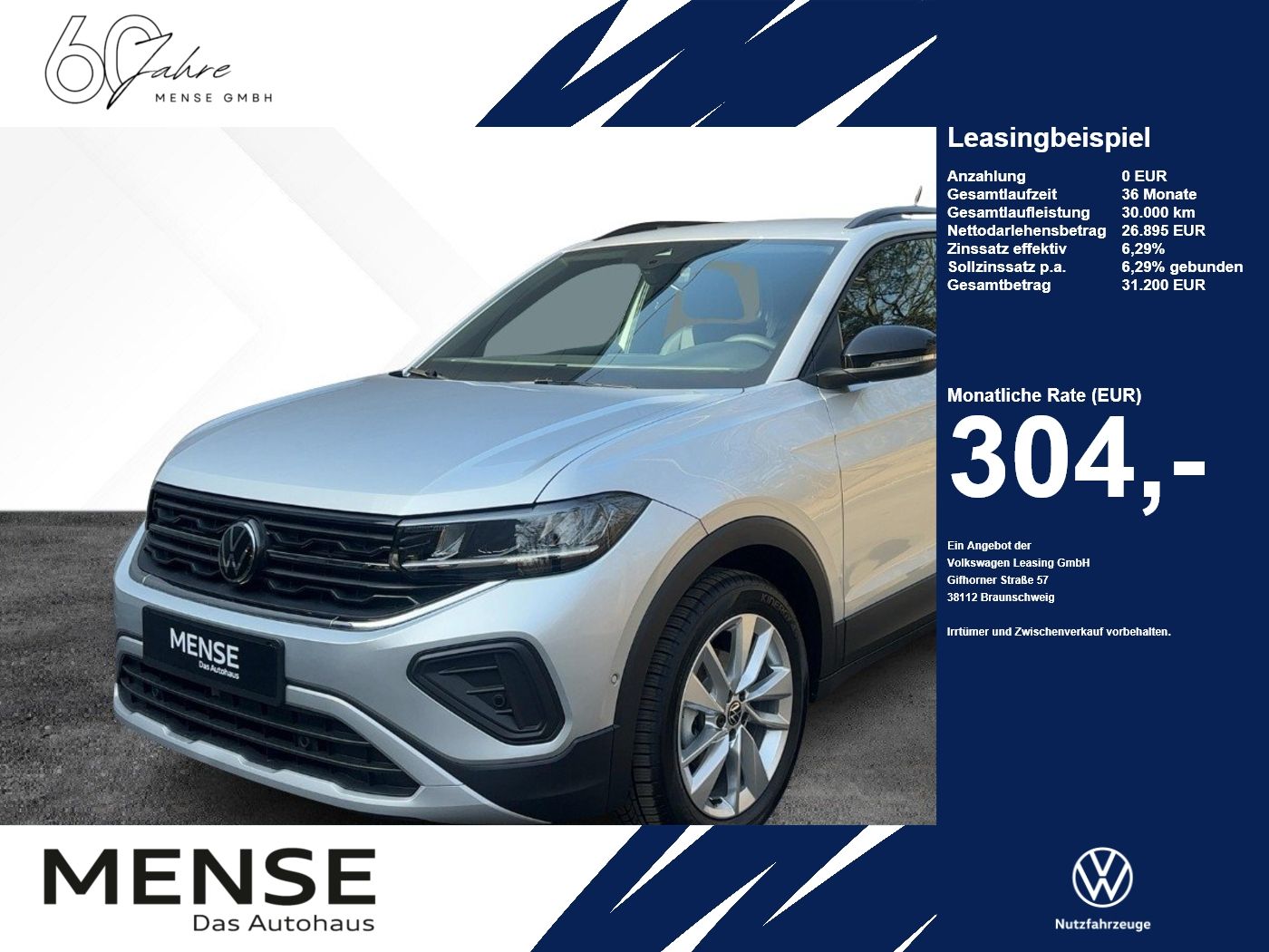 Volkswagen T-Cross Energy 1.0 l TSI OPF DSG AHK Navi Ganzja